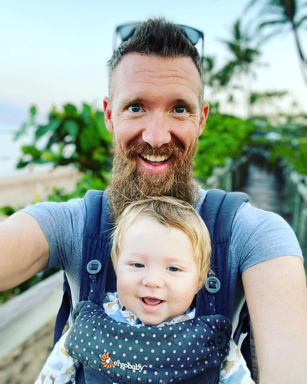 Brandon Turner with his son Wilder